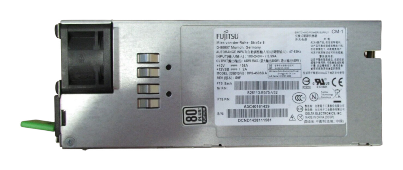 Fujitsu Primergy TX2540 M1 2x 6Core E5-2420v2 96GB RAM 8×2.5″ Bay 4U Rack Server