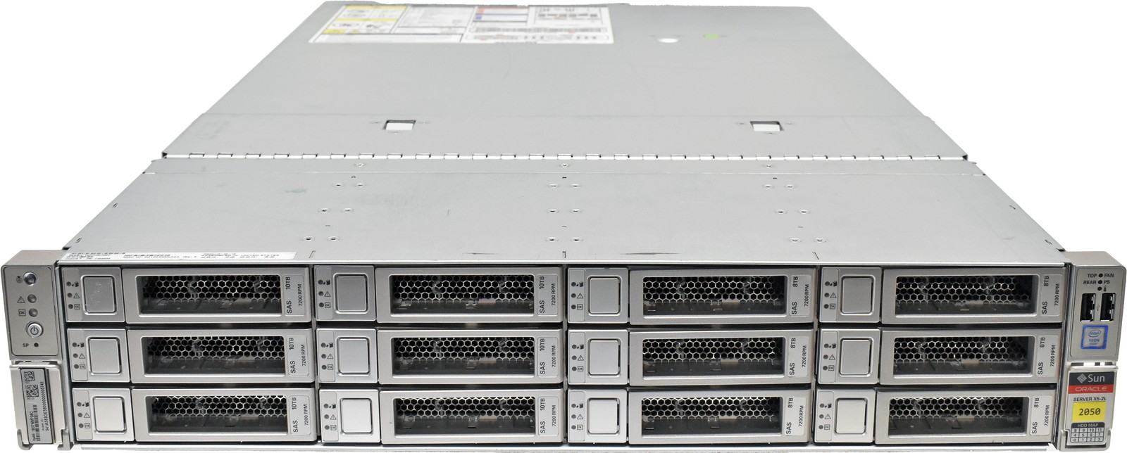Sun Oracle X5-2L Rack Server 2xE5-2630 v3 32GB RAM 12xLFF 3.5 2xSFF 2.5 No HDD