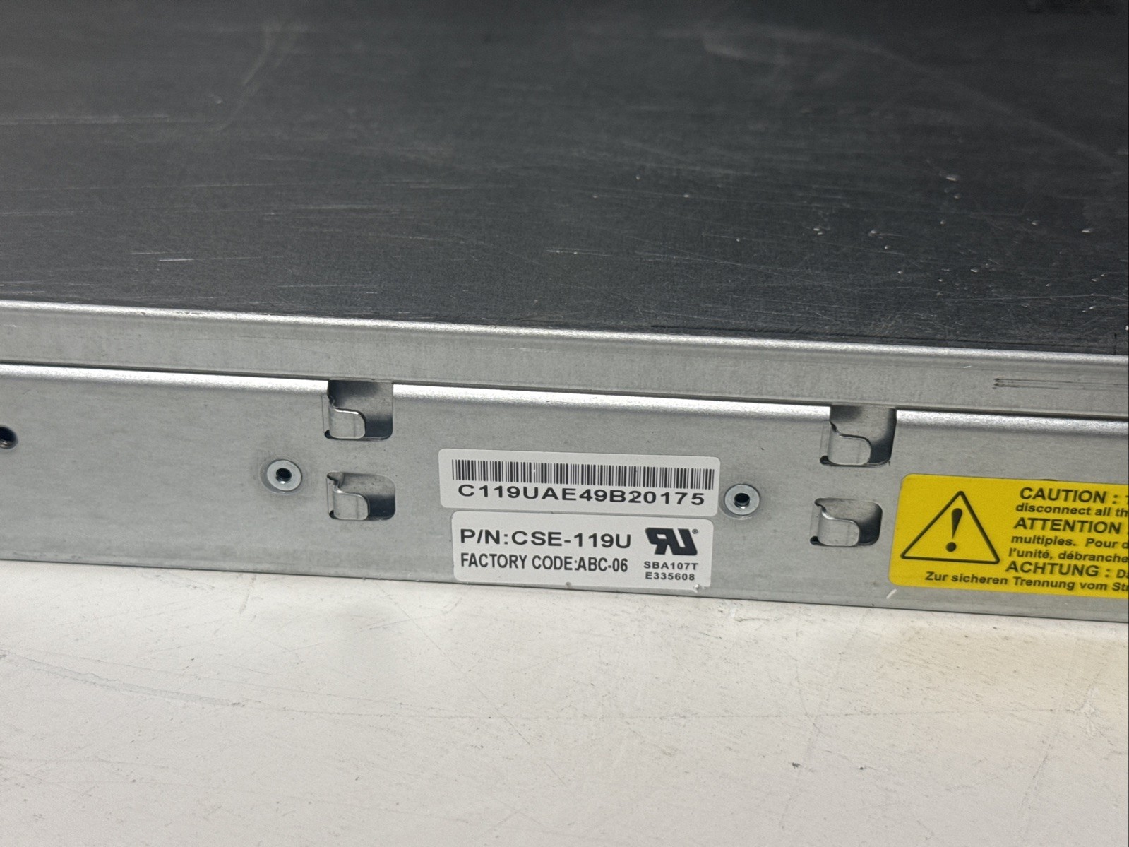 SUPERMICRO 119U-Server 1X INTEL XEON E5-2620 V3 64gb (8gbx8) 4X1Tb HDD 2 X750 W
