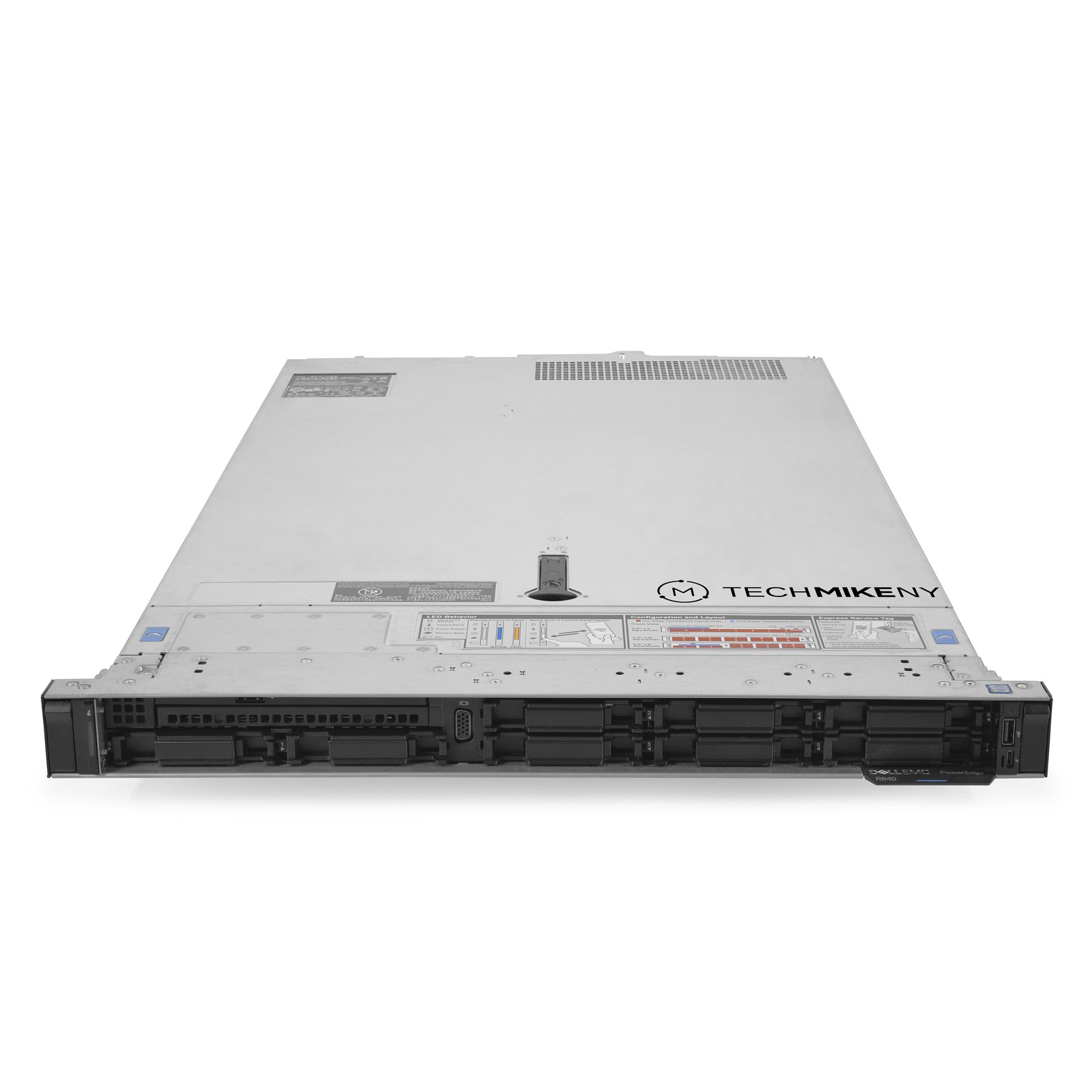 Dell PowerEdge R640 Server 8B SFF 3.80Ghz Quad-Core 64GB RAM + 6.4TB SSDs Rails