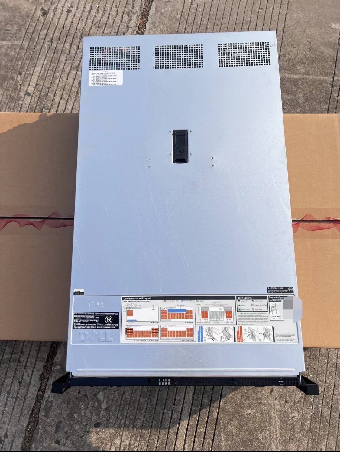DELL R930 4U server 4x Xeon E7-8880 V3 CPU+128GB RAM H330