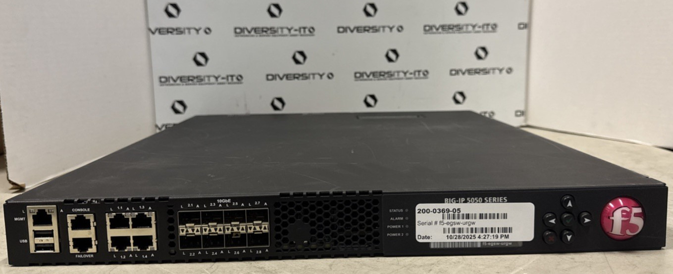 200-0369-05 F5 Networks Big-ip 5250 Series Network Traffic Manager Load Balance