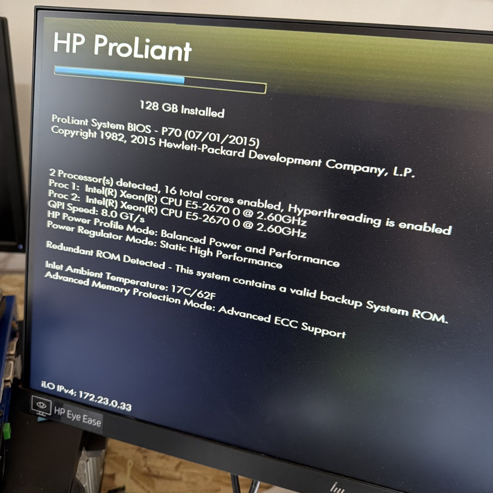 HP Proliant DL380p G8 2x E5-2670 v2 20-Cores 48gb 2x 300GB HD 6x 1.2TB C369