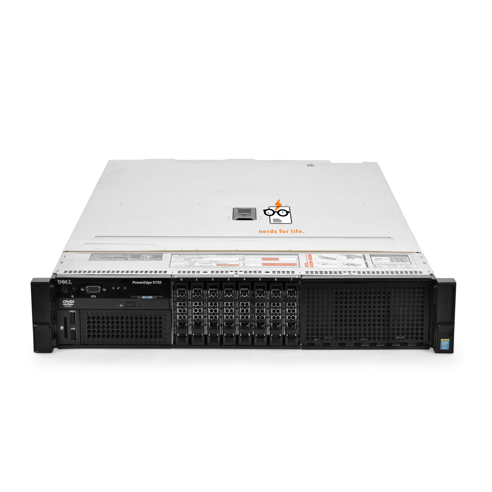 Dell PowerEdge R730 8-Bay SFF Server 1.80Ghz 16-Core 64GB RAM + 8x Caddies JBOD