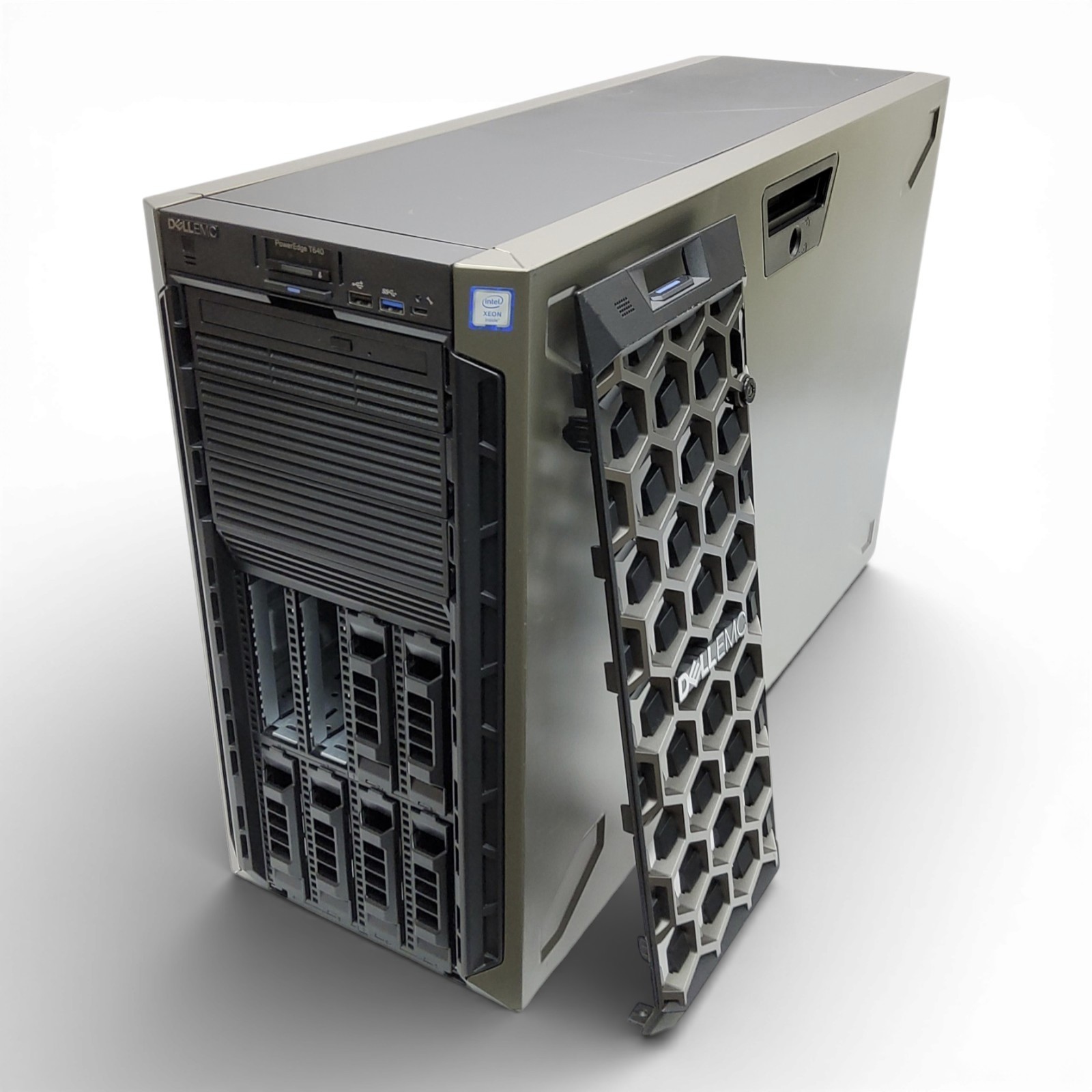 Dell PowerEdge T640 2x Xeon 4210 64GB RAM H740P BCM57416 NO HDD