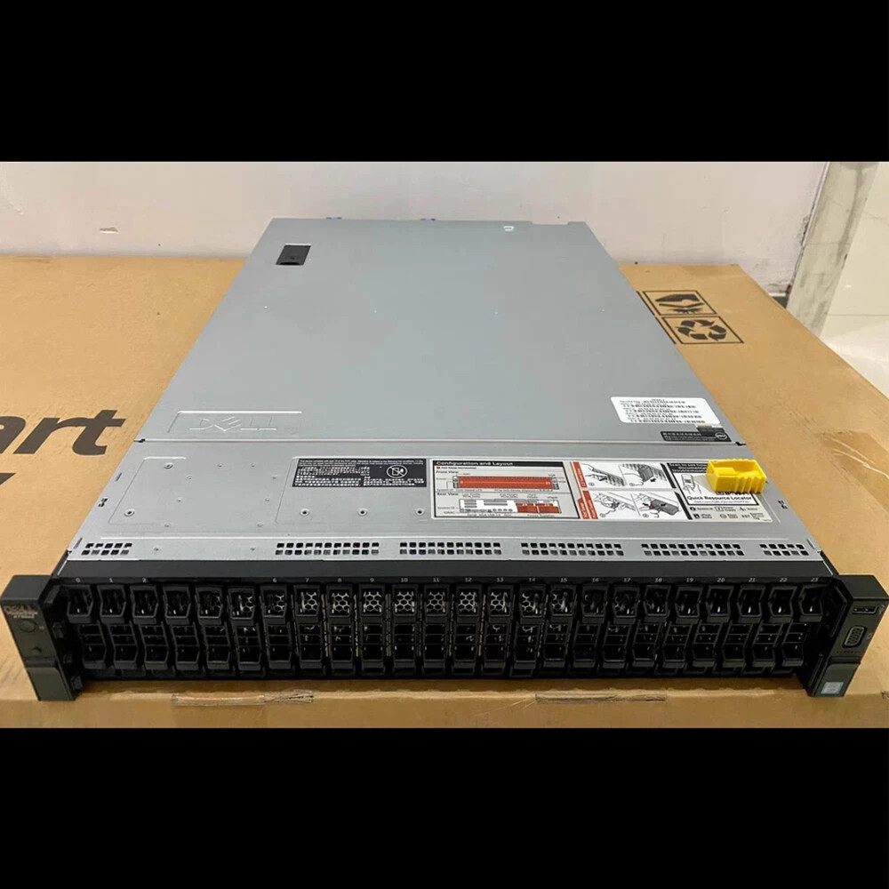 Dell R7515 Server 24X2.5″(12X NVME) ,AMD EPYC 7282 CPU，4x32G RAM ，40G NIC ,H730P