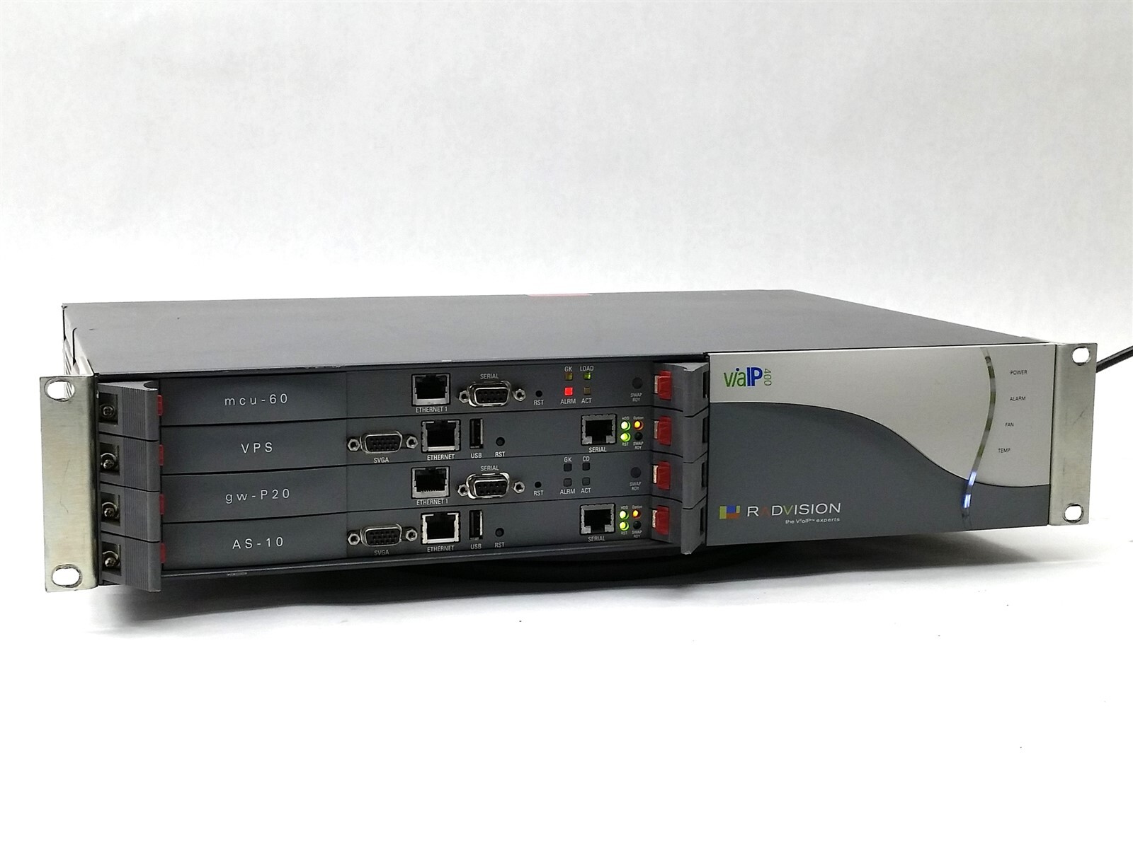 RADVISION VOIP viaIP-400 EDU-1 CONFERENCE UNIT+MCU-60+VPS+GW-P20+AS-10+GW-RTM