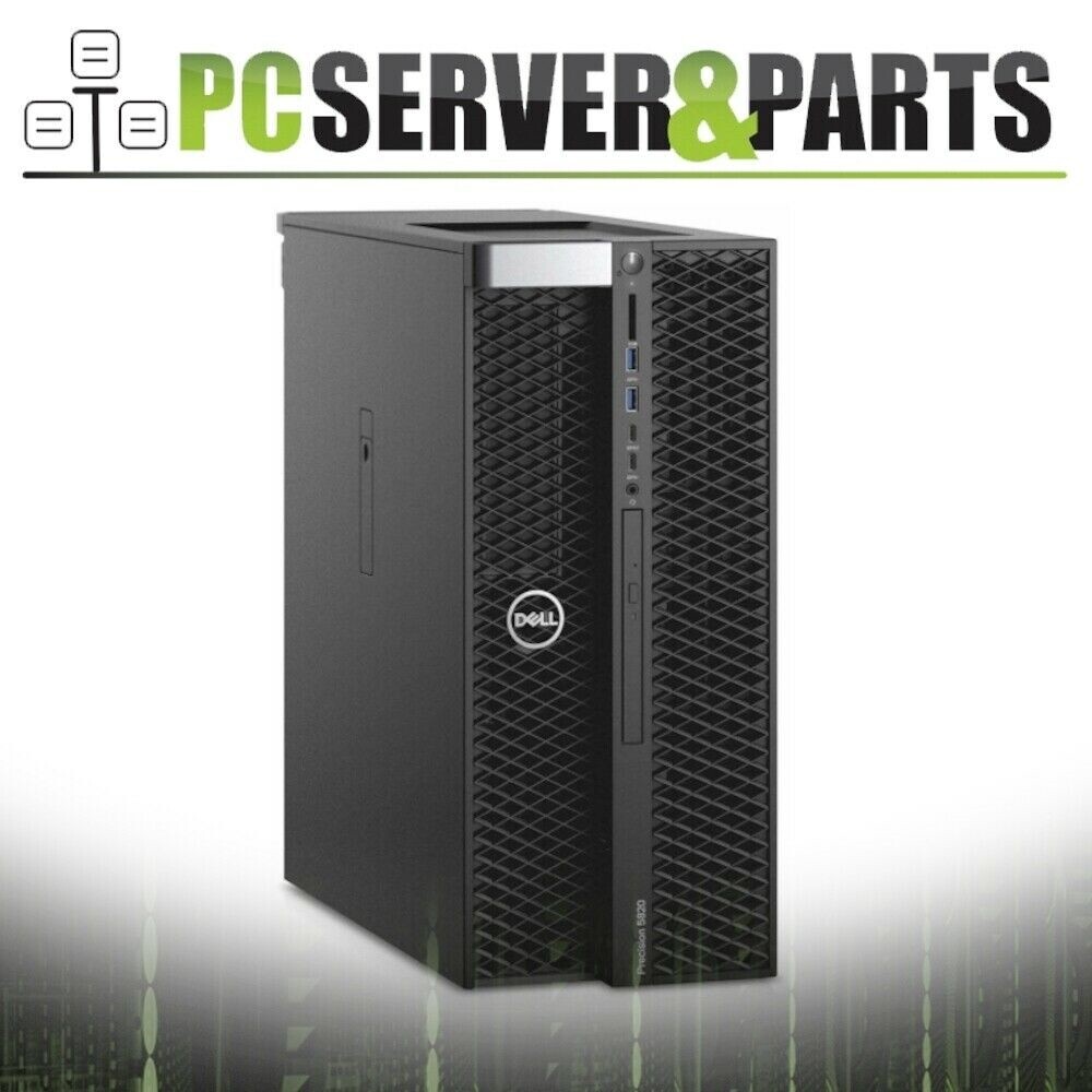 Dell Precision T5820 6-Core 3.60GHz W-2133 32GB 256GB SSD 2x 2TB HDD K620 Win10