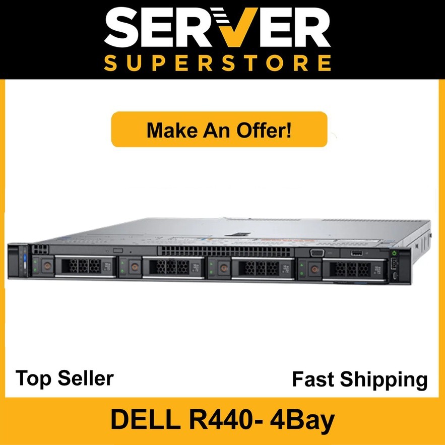 Dell PowerEdge R440 Server 2x Gold 6130 = 32 Cores H730P 64GB RAM 2x 6TB SAS