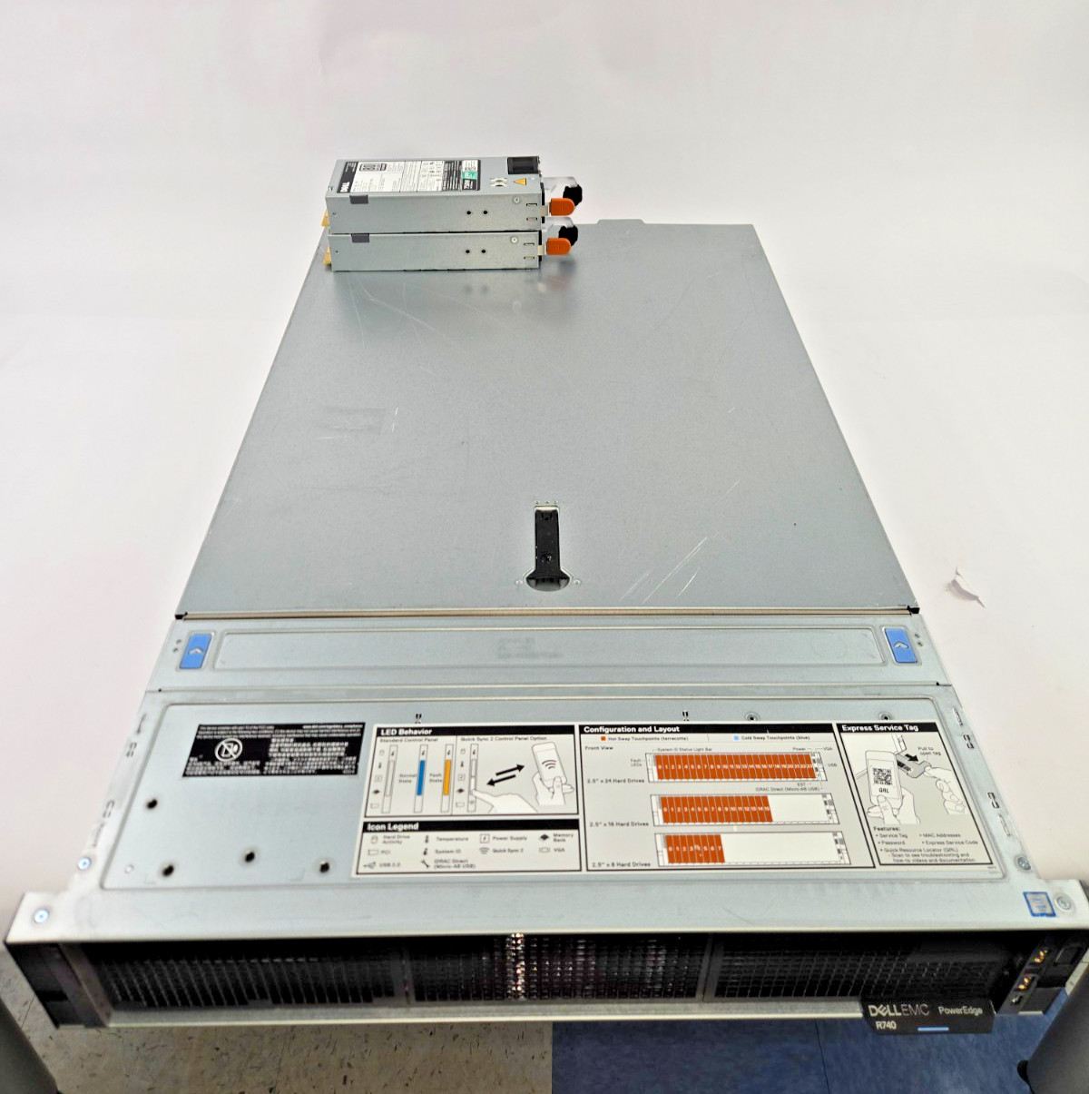 Dell PowerEdge R740 0 bay,2-HS,0x0ram,0x0,6fans, 4FC42 board,X710-I350–2x1100w