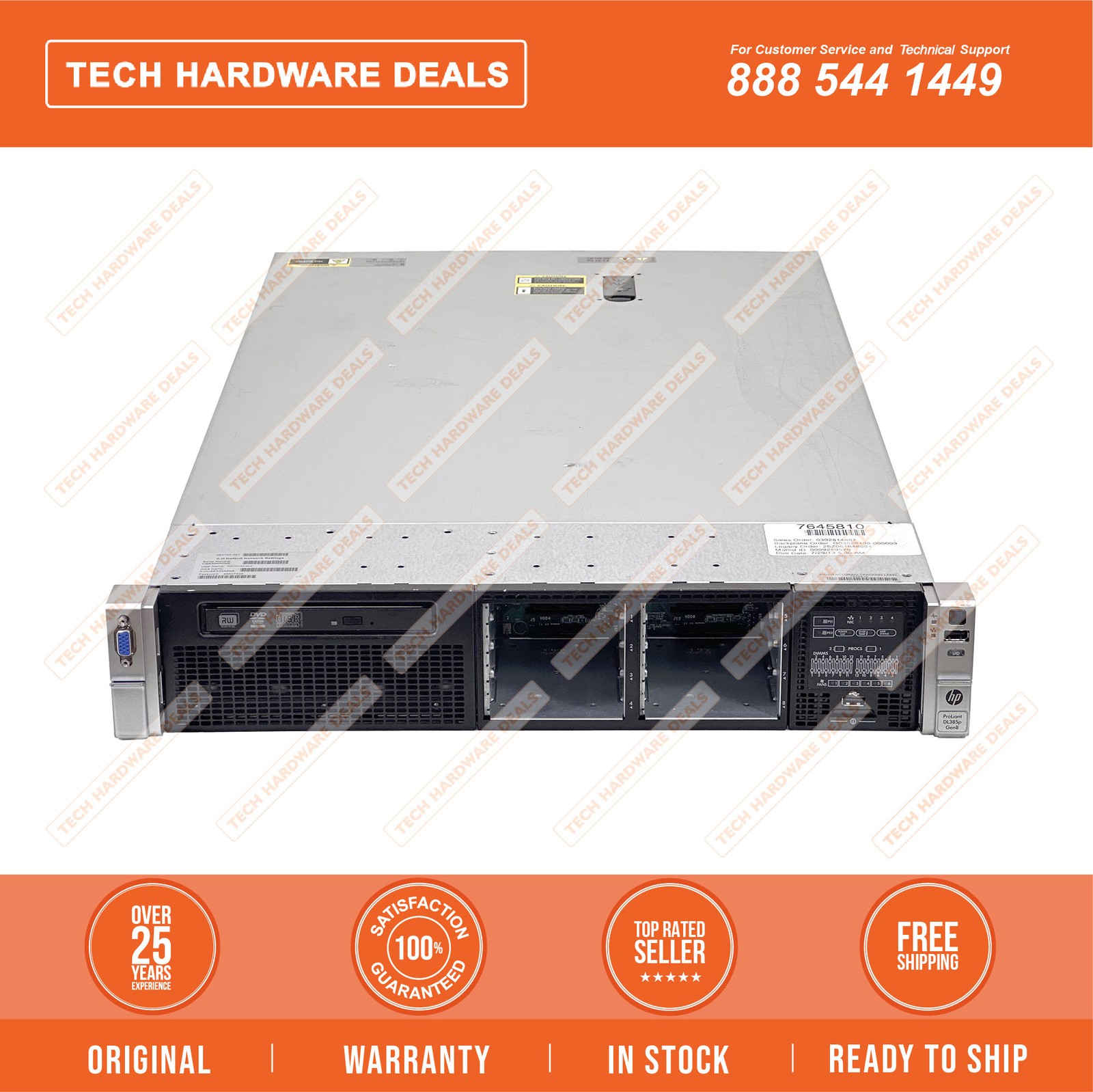 622215-002 HP ProLiant DL385p Gen8 8 SFF Configure-to-order Server