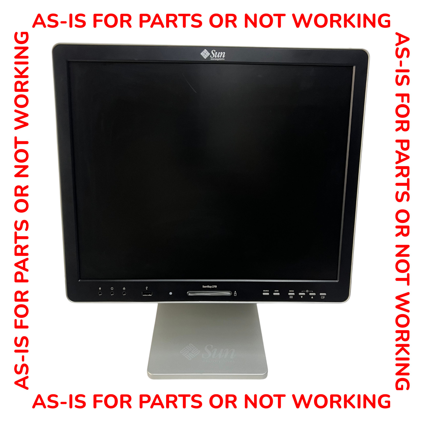 Sun Microsystems Sun Ray SR270 Virtual Display Client w Adapter Powers On As-Is