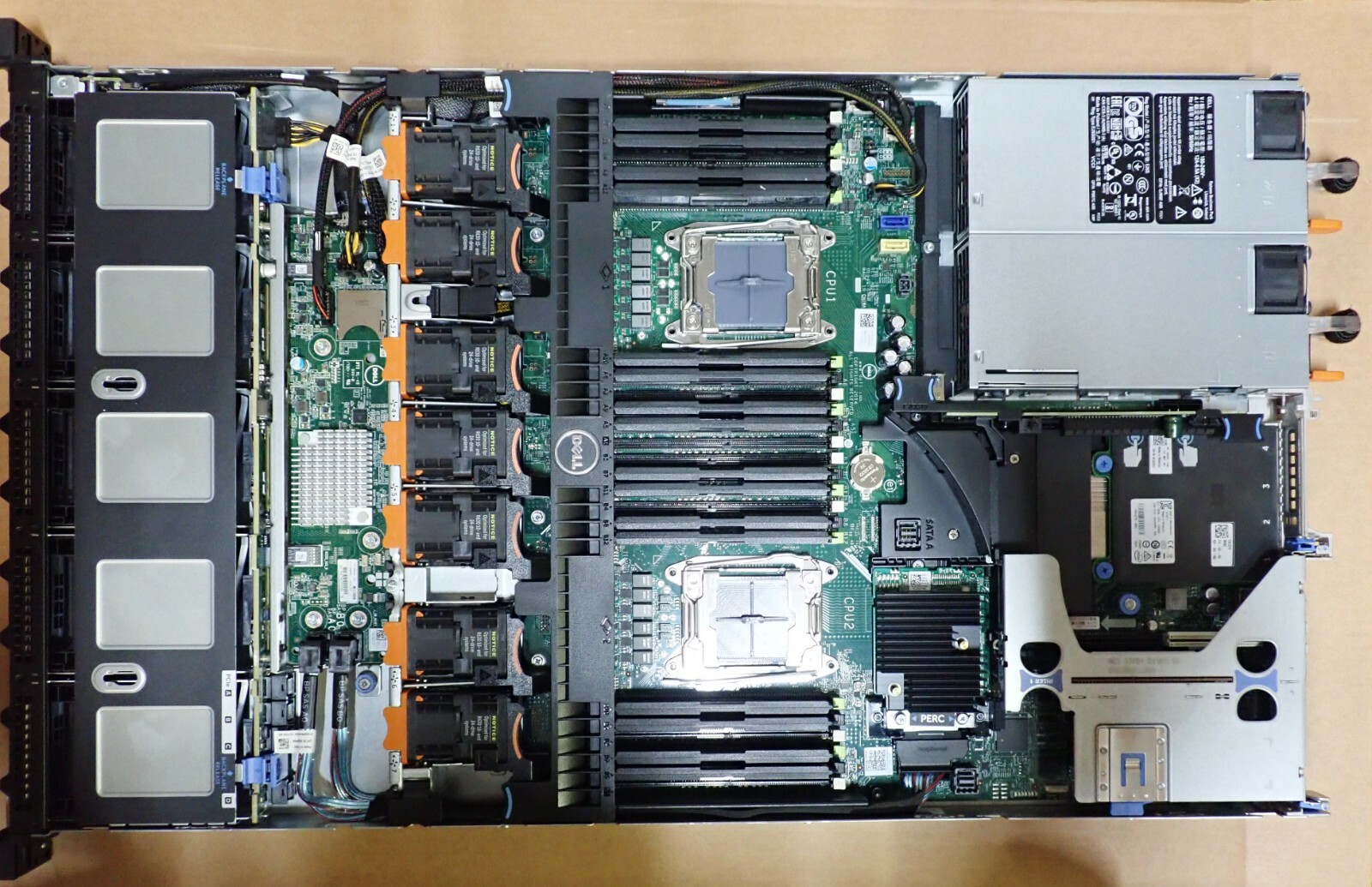 Dell EMC VXRAIL E460F 2x E5-2600v3/v4 CPU 24x DIMM 10x 2.5″ Bay CTO 1U Server