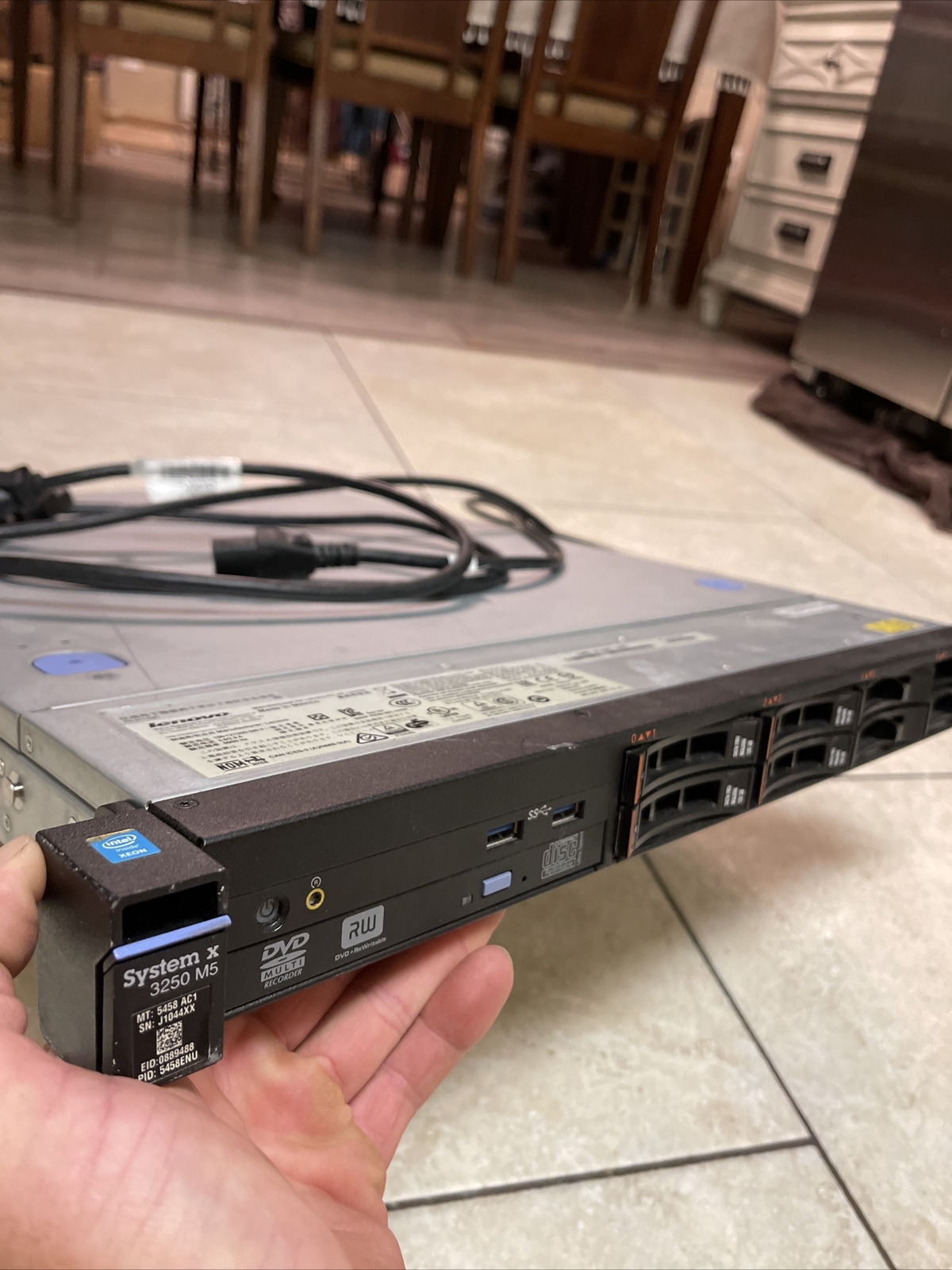 IBM System X 3250 M5 Server 500gb SSD 16gb Ram Xeon Lenovo