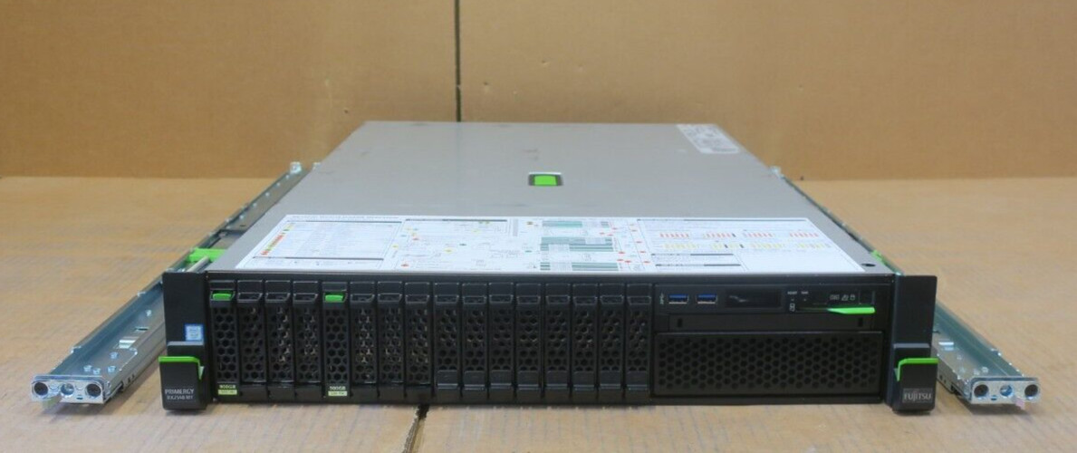Fujitsu Primergy RX2540 M1 2x 6C E5-2620v3 128GB RAM 2x 900GB HDD 8-Bay Server