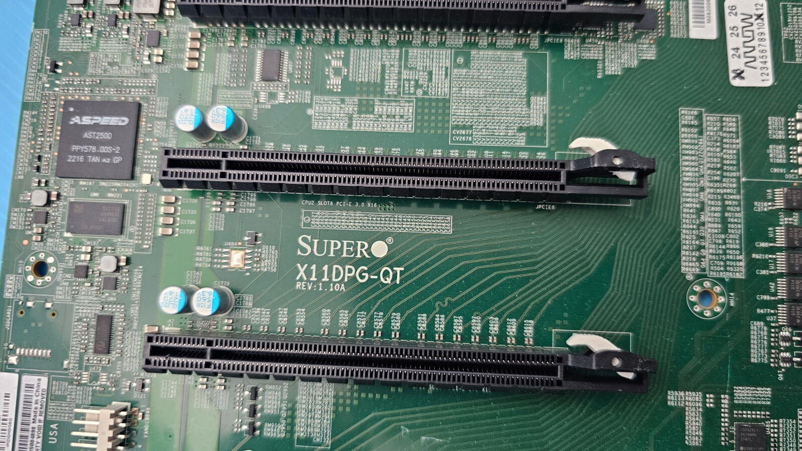 SUPERMICRO X11DPG-QT DUAL LGA3647 DDR4 ECC M.2 GPU SERVERBOARD