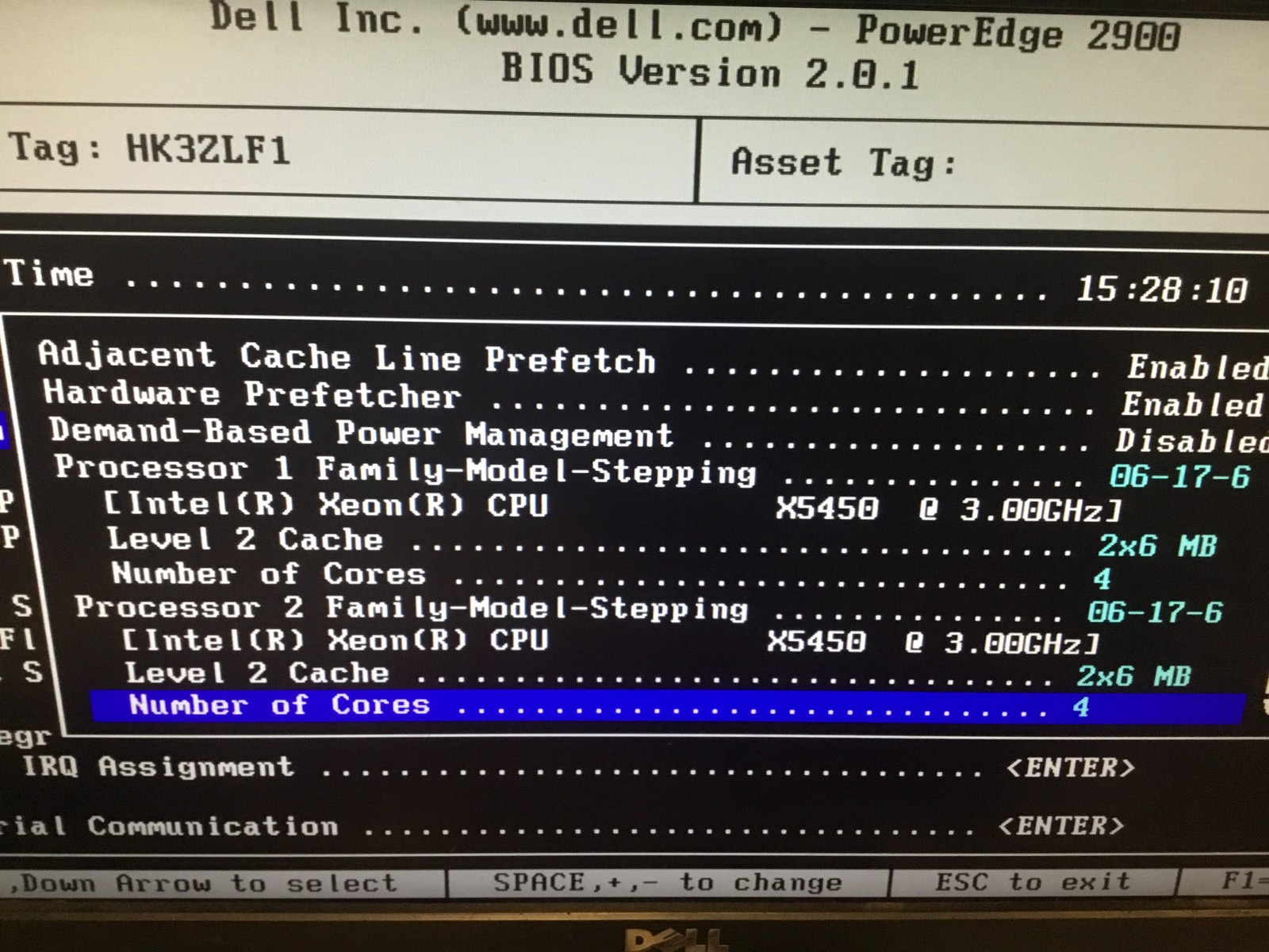 Dell PowerEdge 2900 Server EMC01 2x Xeon X5450 3.00GHz PERC 6/i DVD-Rom No HDD