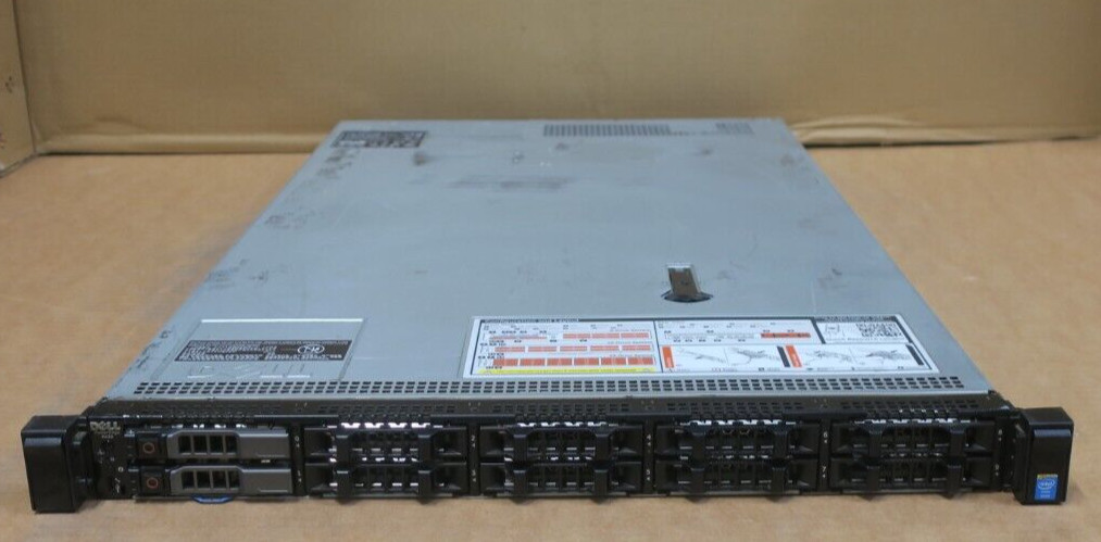 Dell PowerEdge R630 Eight-Core E5-2630v3 64GB RAM 2x 240GB SSD 10-Bay 1U Server