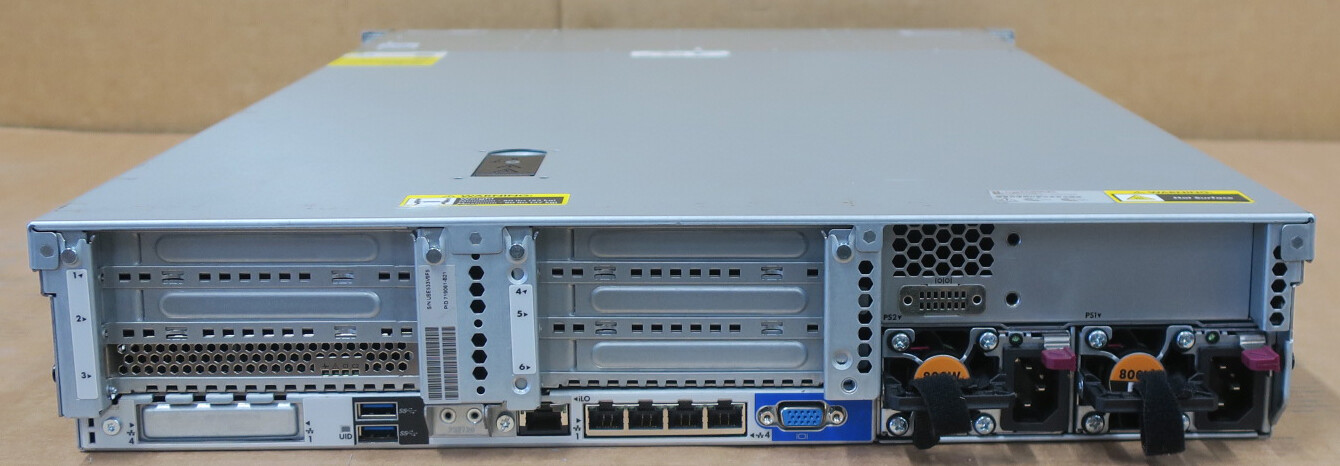 HP DL380 Gen9 G9 2x 6C E5-2620v3 2.4GHz 256GB DDR4 Ram 12x 4TB = 48TB 2U Server
