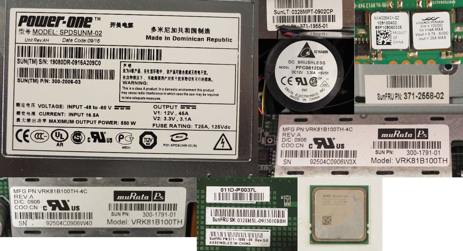 Sun Microsystems Netra x4200 Server x2 AMD Opteron CCB8F 2.8 GHz no RAM no HDDs