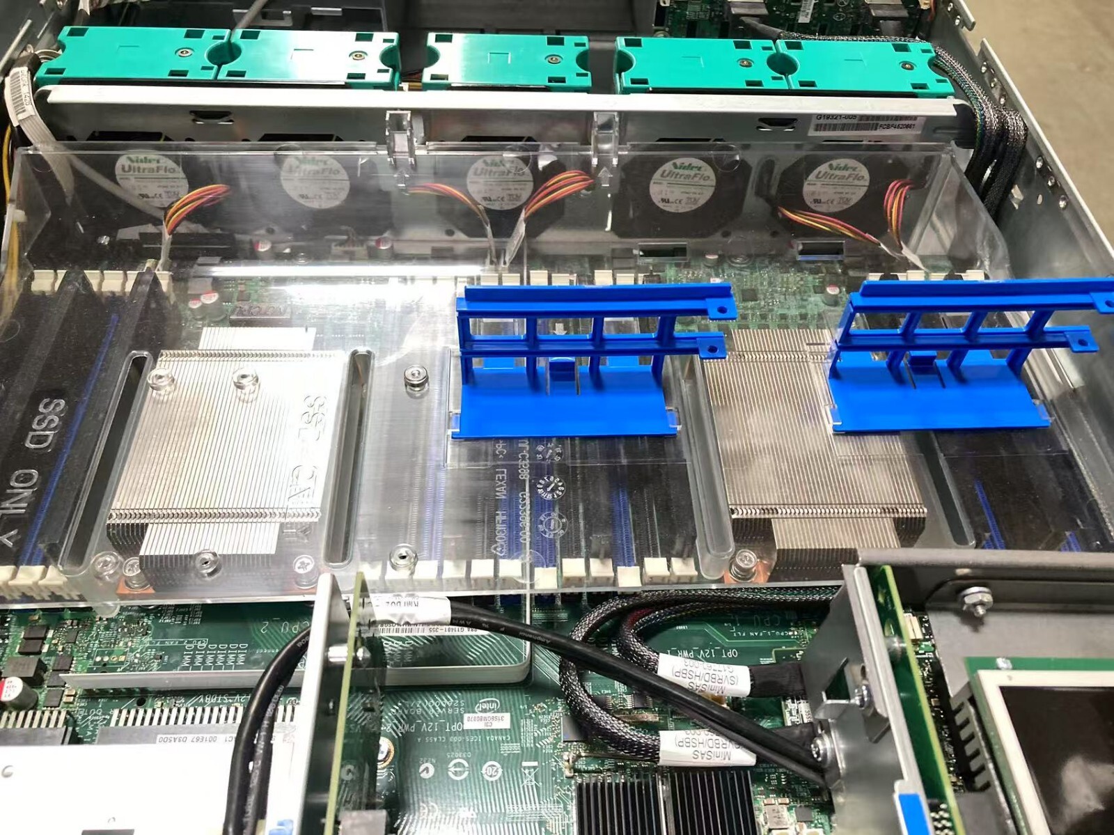 R2208WT2YS Intel 2U Server Barebone System Chassis w/ 2x 750W PSU and Fans