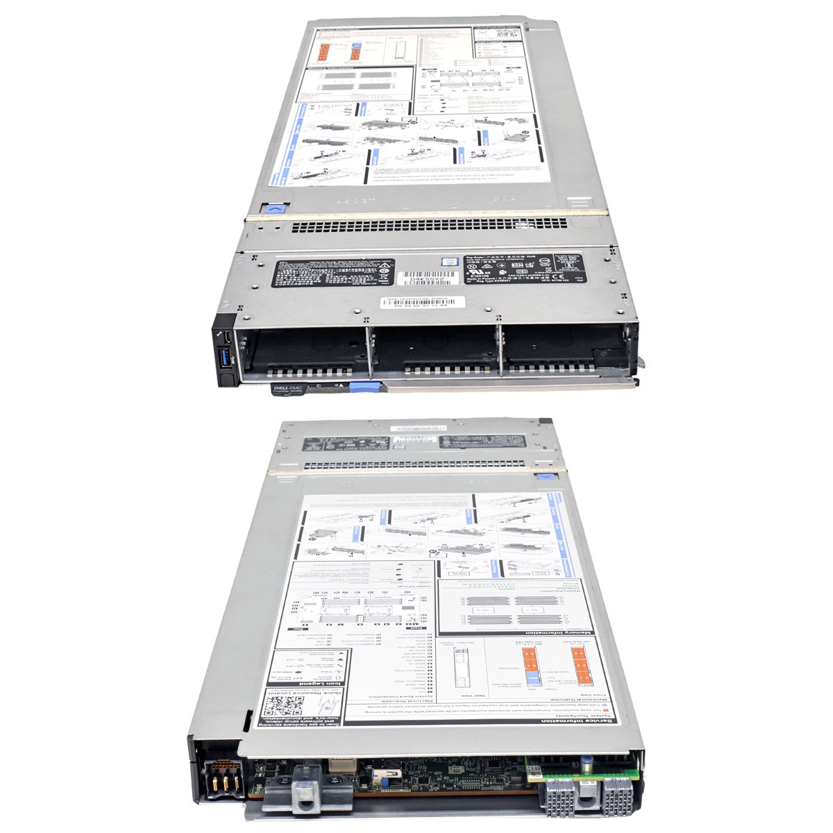 DELL PowerEdge MX740c Blade Server No CPU 0GB PC4 RAM 2xHS H730p VG384 XXV710