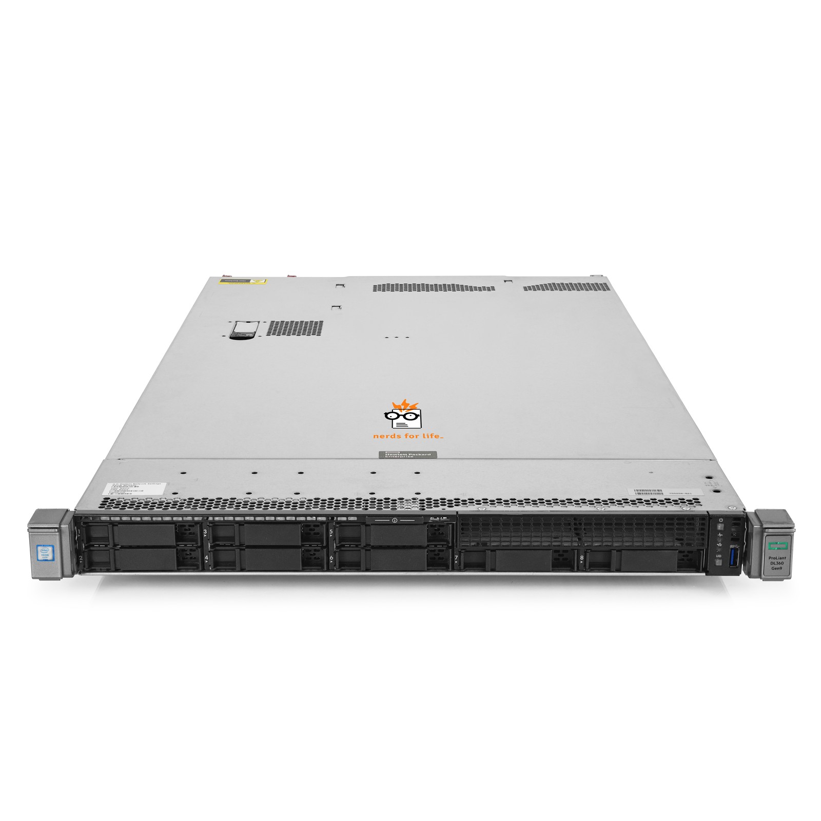 HPE ProLiant DL360 G9 8-Bay SFF Server 2.60Ghz 8-Core 64GB RAM + 480GB SATA SSDs