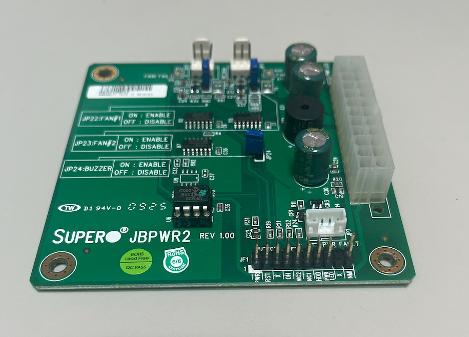 SuperMicro JBPWR2 REV 1.0 Power Board for SuperMicro JBOD Server Chassis