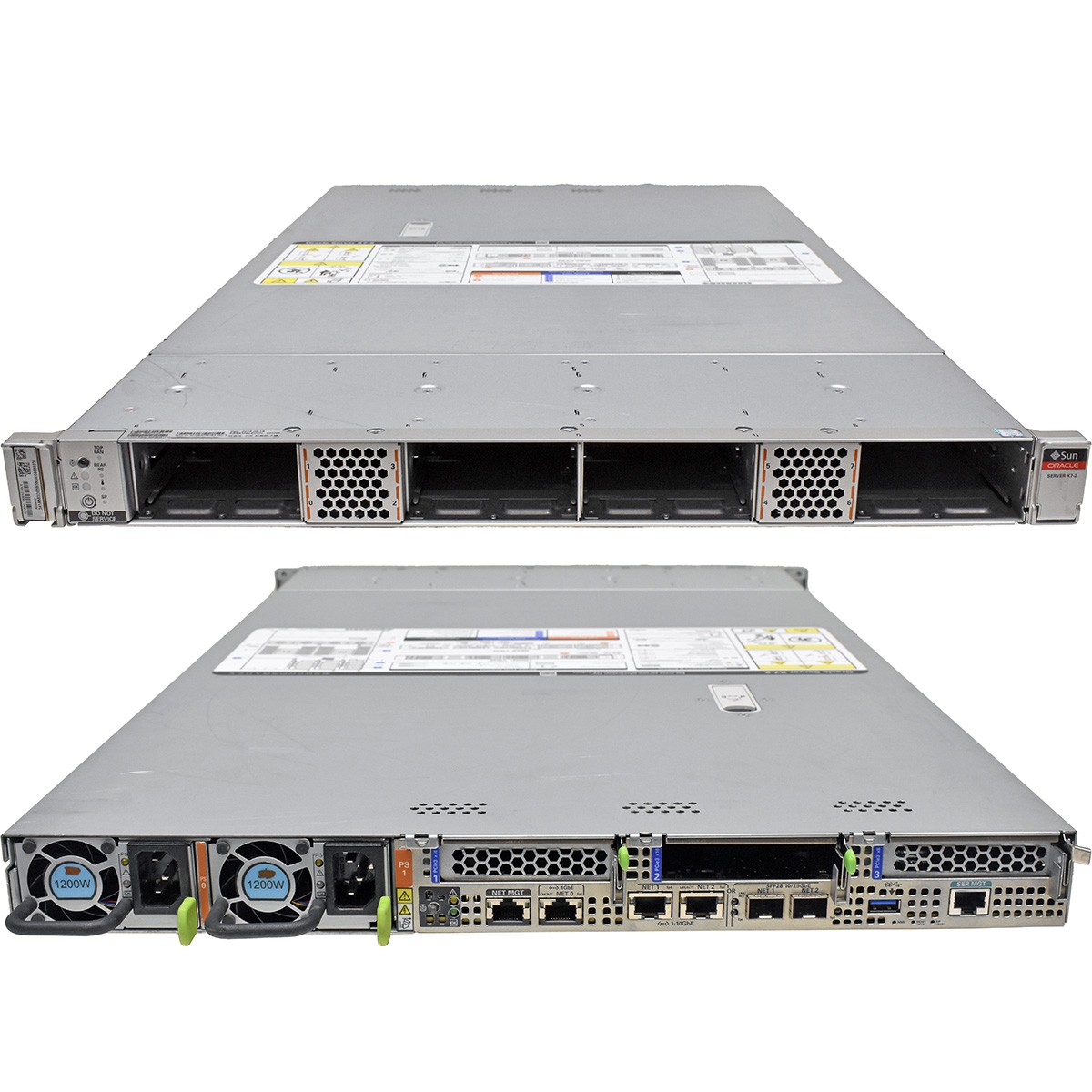 SUN Oracle X7-2 Rack Server no CPU no PC4 RAM 1xHeatsink 8x SFF 2.5 Bay 9361-16I