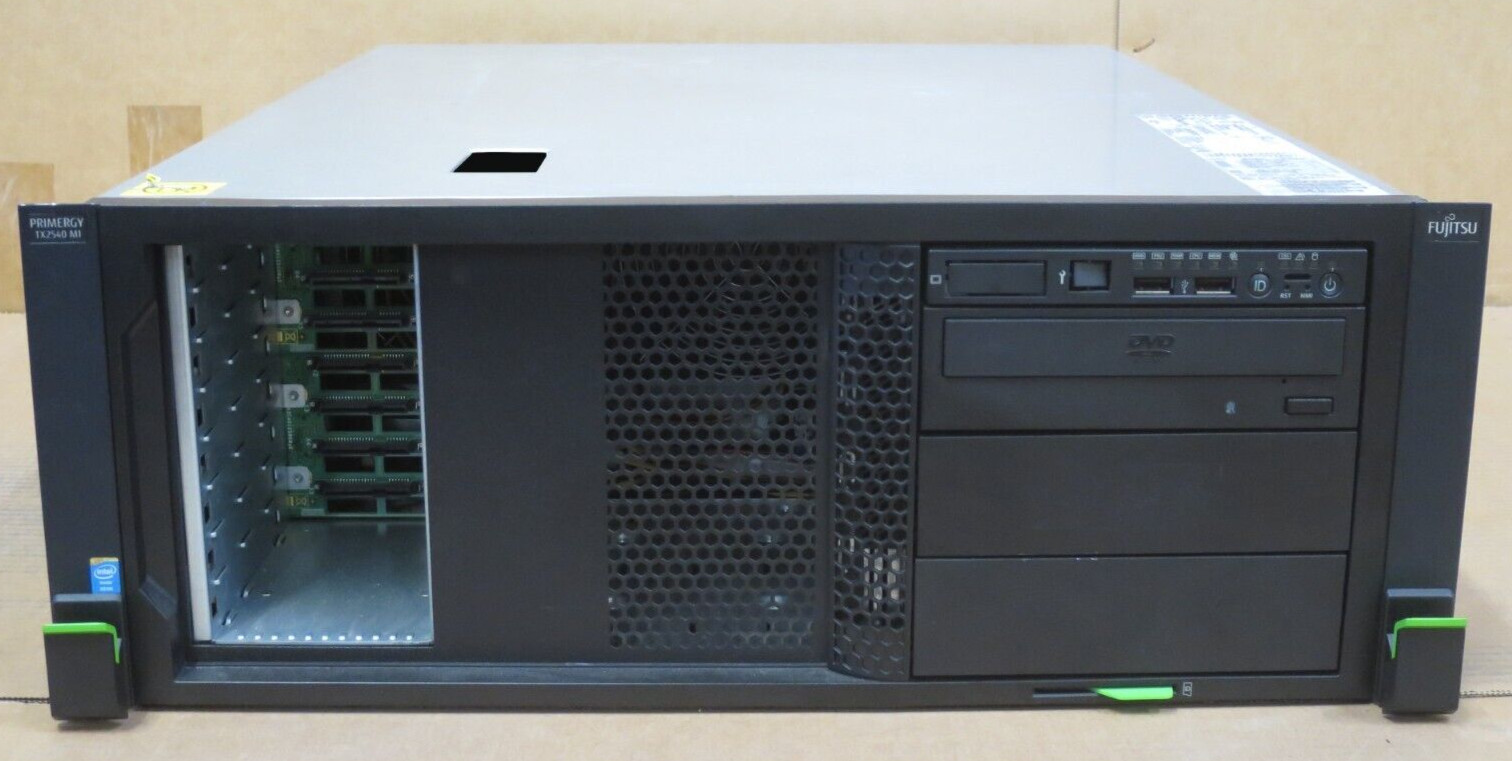 Fujitsu Primergy TX2540 M1 2x 6C E5-2420v2 96GB RAM 8×2.5″ Bay Server No Latch