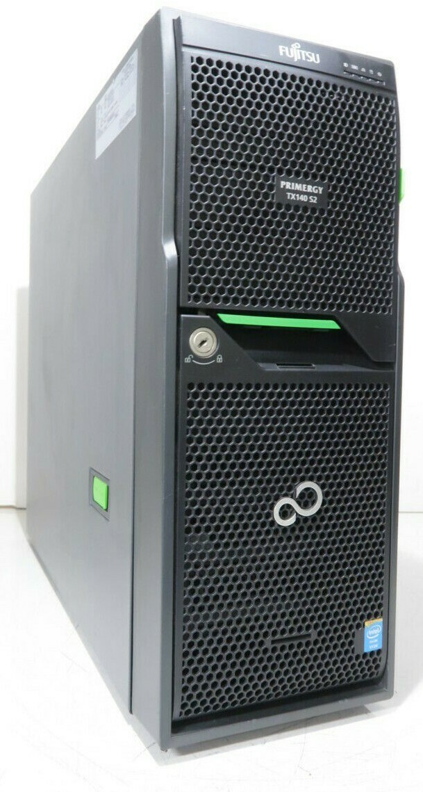 Fujitsu Primergy TX140 S2 Tower Server XEON E3-1230v3 16GB Ram 4 x 450GB SAS 15k