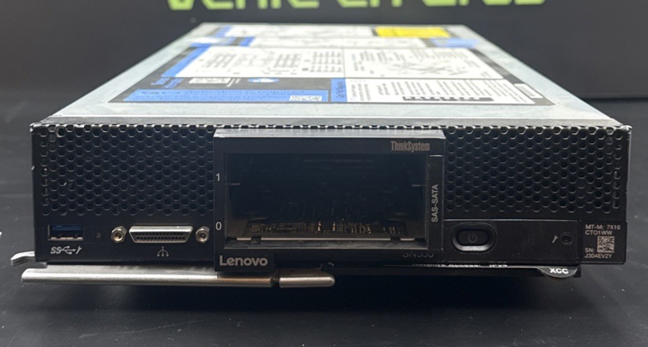 Lenovo ThinkSystem SN550 Blade 7X16 CTO1WW No CPU/HDD/RAM – 2x Heatsinks