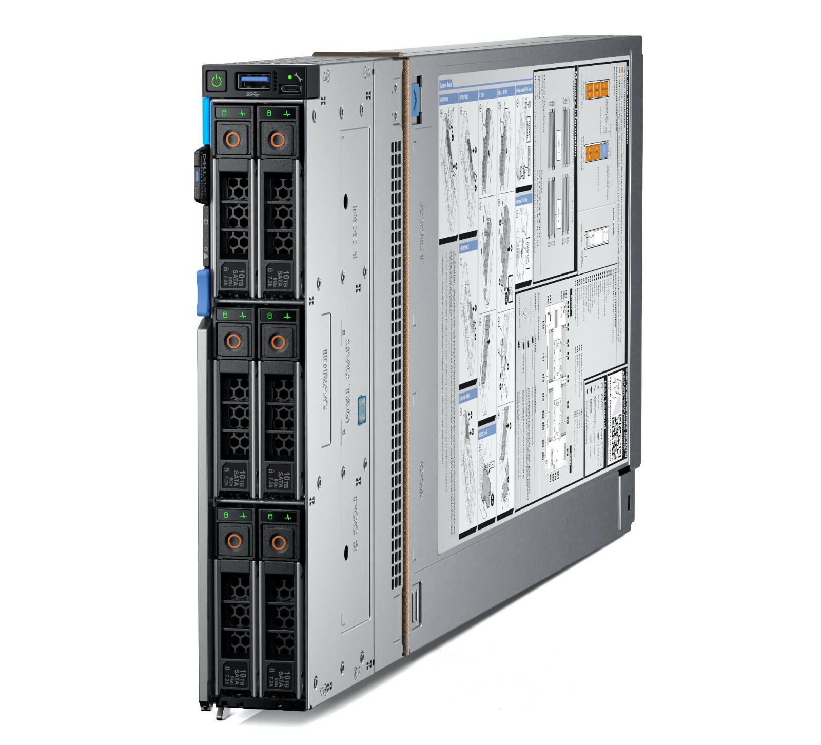 New Dell PowerEdge MX740C Configure-To-Order CTO Compute Sled LPm31002 2x XXV710