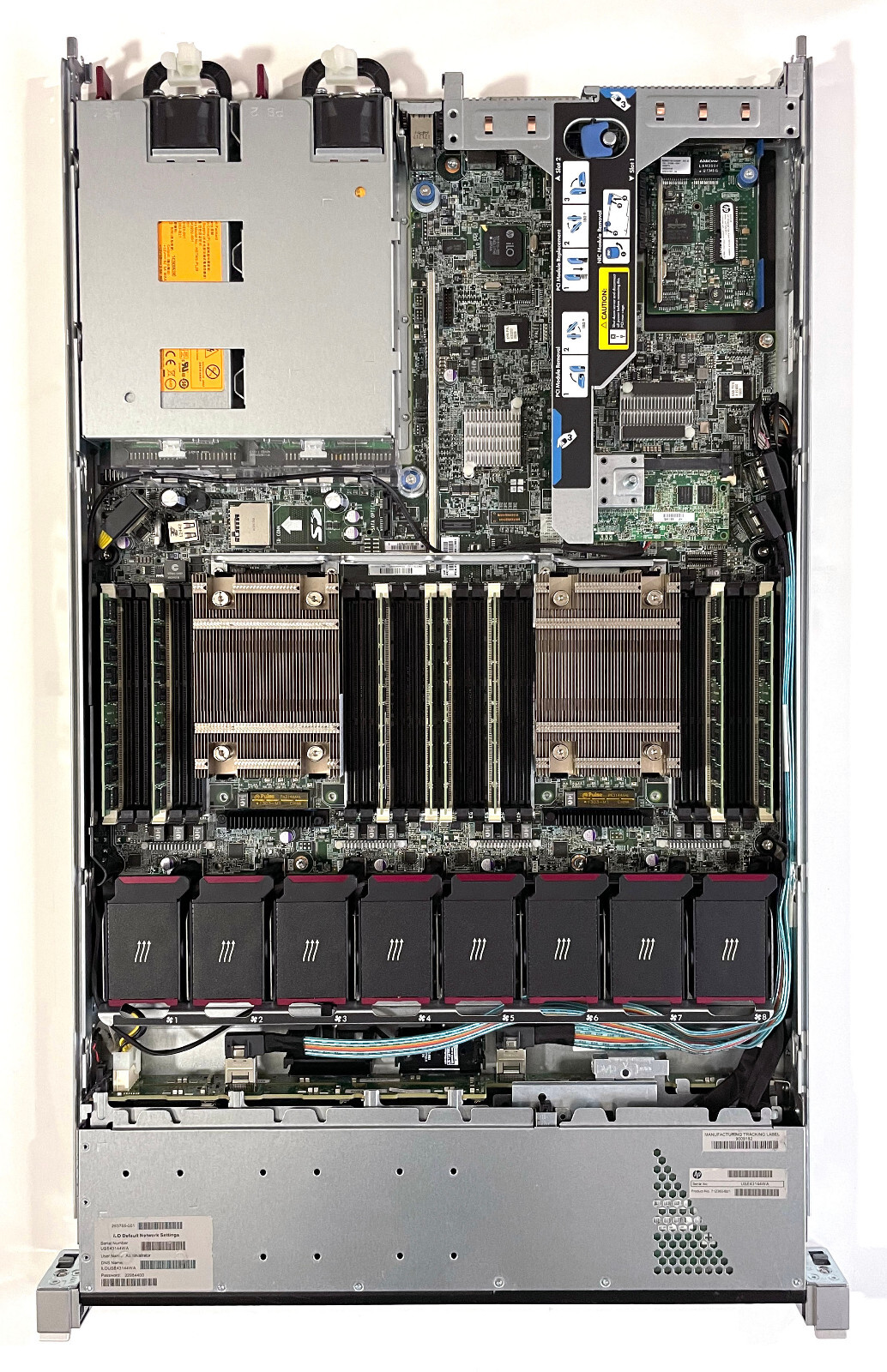 HP DL360P SE – 2x E5-2687W v2 – 32GB RAM – SSD – RAID – 2x Power Supply – Rails