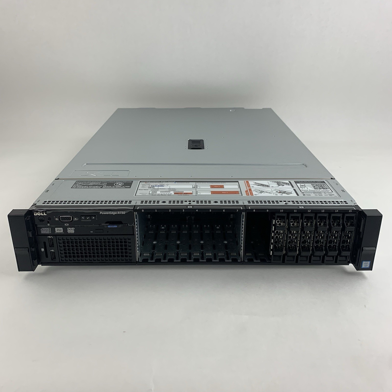 Dell Poweredge R730 2U Server 1x Intel E5-2640V3 2.6 GHz 64 GB Ram No OS No HDD