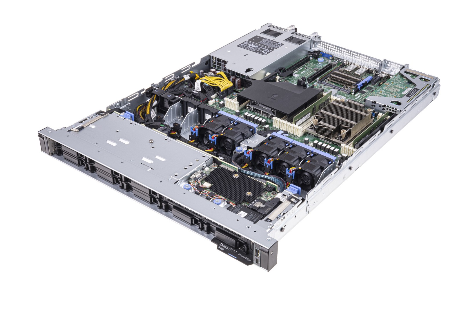 Server Dell R450 8×2.5″ with 1x Silver 4310 32GB H345 2x480GB 2xPSU rails