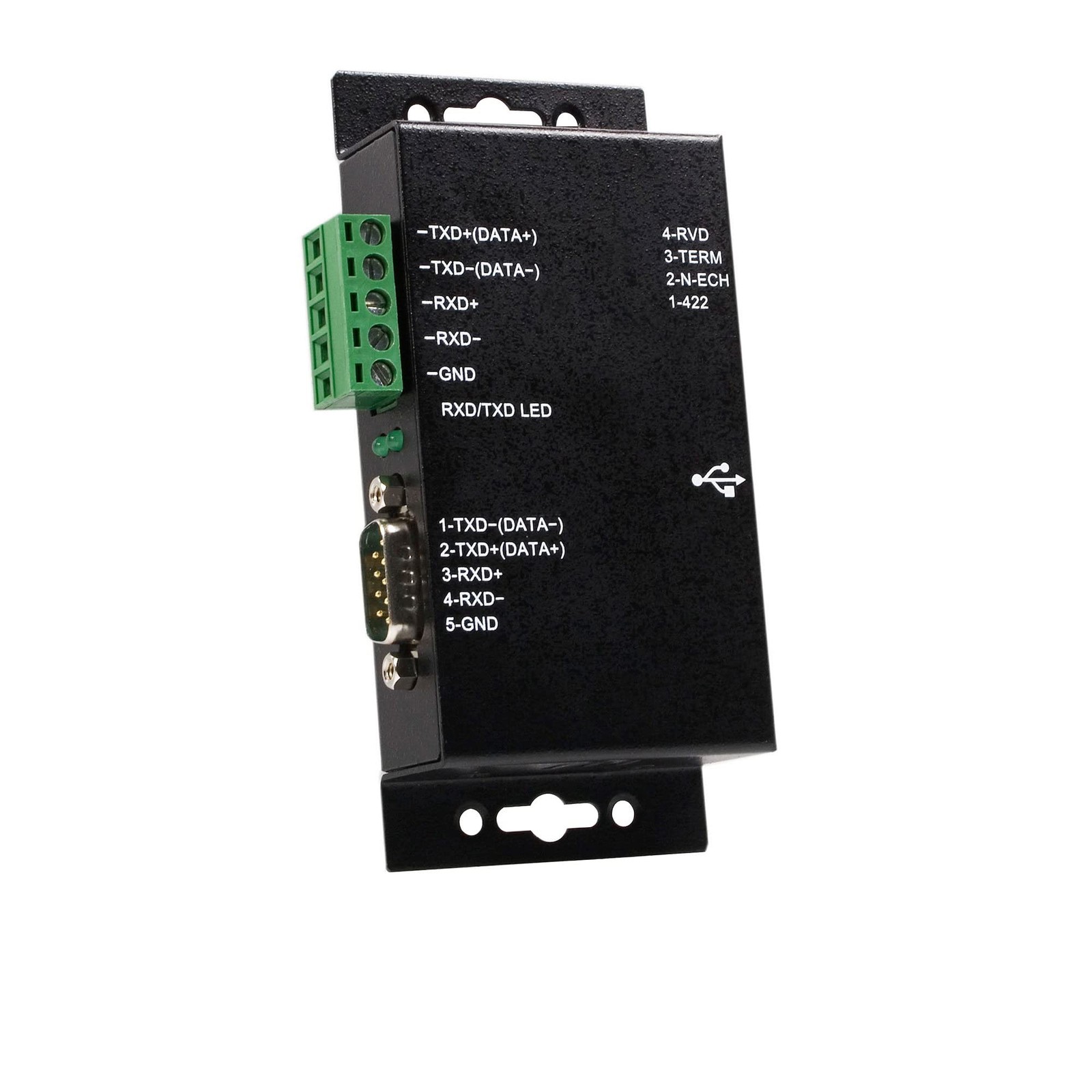 StarTech.com 1 Port Metal Industrial USB to RS422/RS485 Serial Adapter w/ Isolat