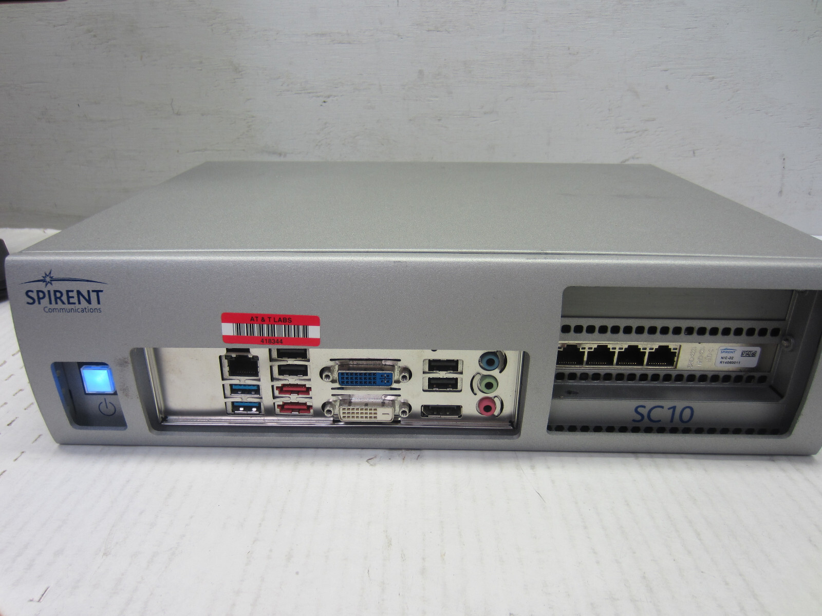 Spirent TestCenter SPT-C1 Portable Layer 2-7 System W/NIC-32 (4-pt 1Gb NIC)