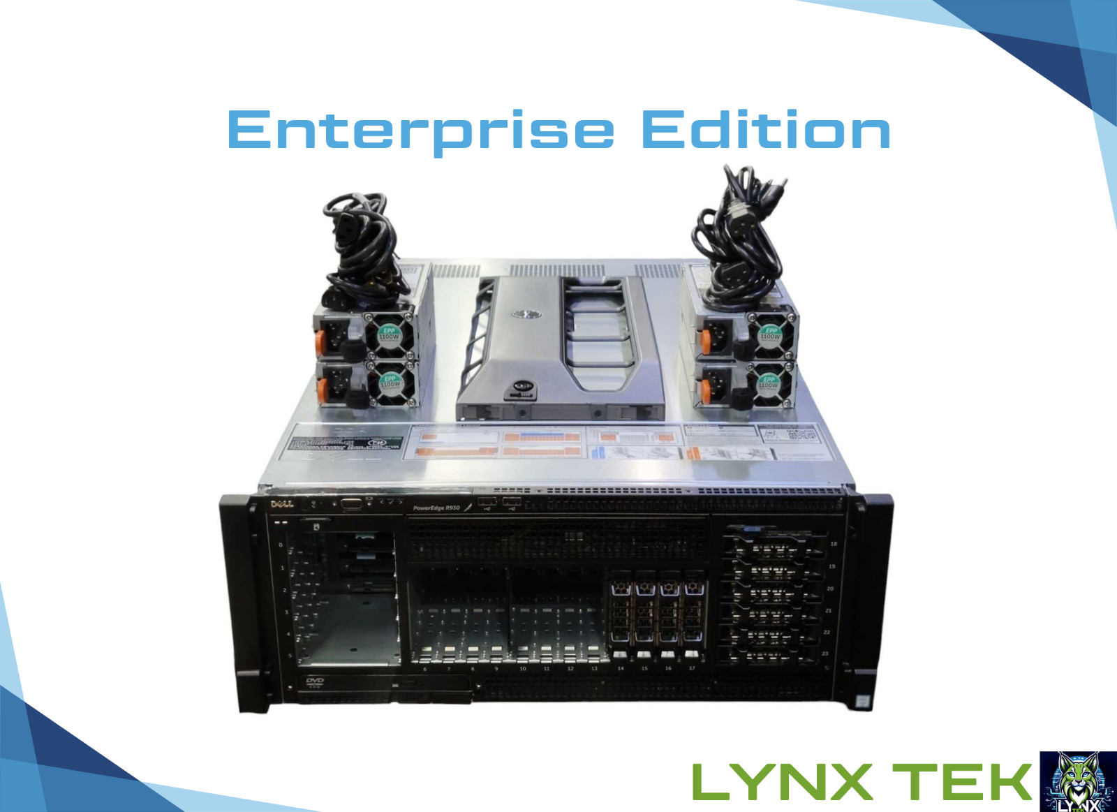 Dell PowerEdge R930 24SFF 4x E7-8891 v4 =40C X540 i350 H730P 32GB 2400T 1100W