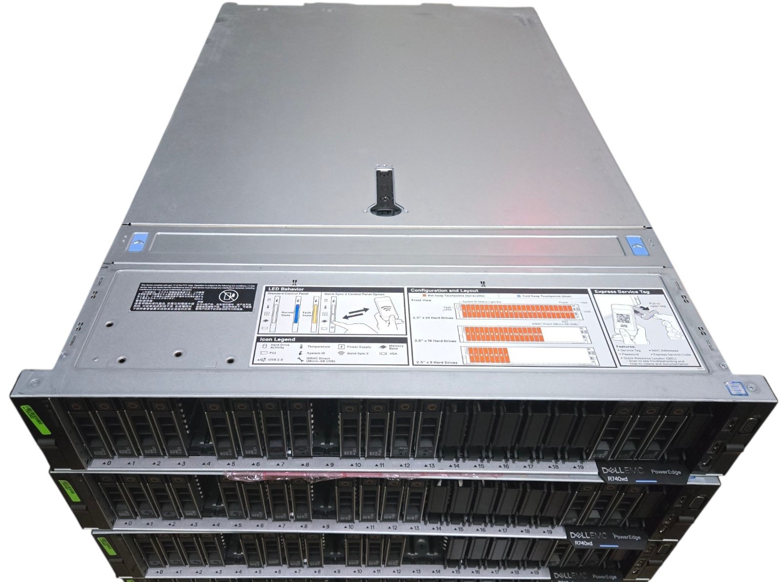 Dell PowereEdge R740xd Server 24x SFF 12x Full Speed NVMe 2x Xeon Platinum 8168