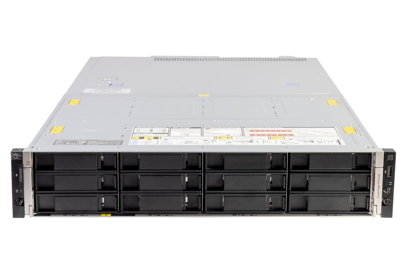 Server Dell R740xd2 24×3.5″ 2x Silver 4114 64GB BOSS 2x240GB 2x10GbE RJ45 2xPSU