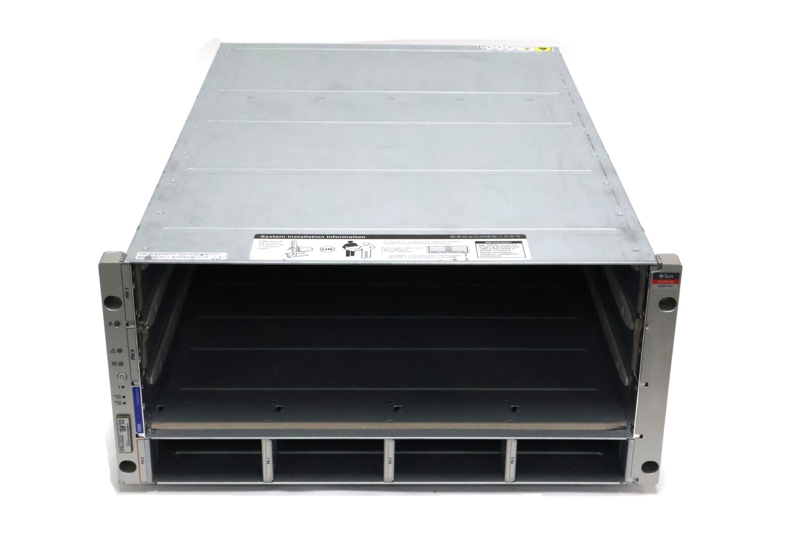 Sun Oracle SPARC T4-4 Server Chassis with 5x Fan Module and HDD Caddies