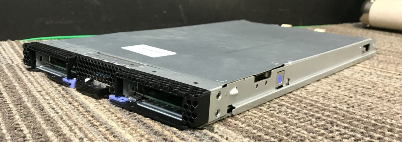 IBM BLADECENTER 7875-AC1 HS23 | 2X XEON E5-2640 128 GB RAM | NO HDDS