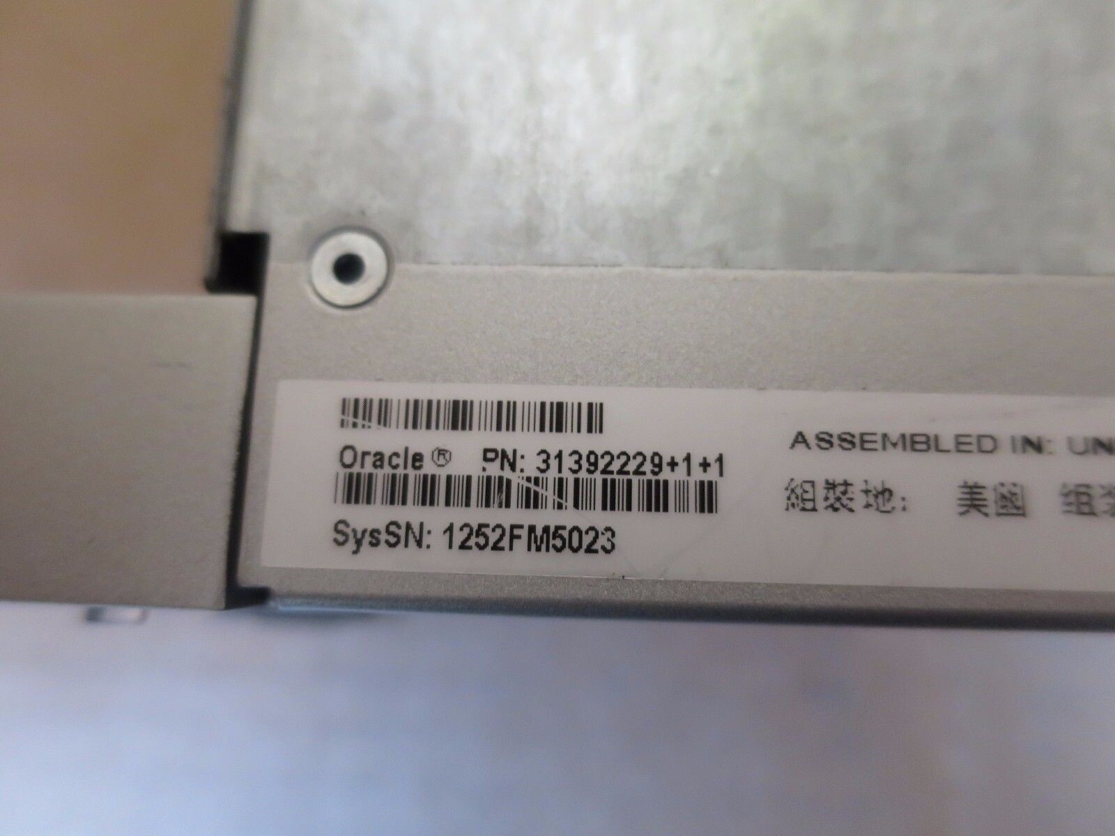 Sun Oracle X3-2L X4270M3 2 x Eight-Core XEON E5-2650 256GB 2u Rack Mount Server
