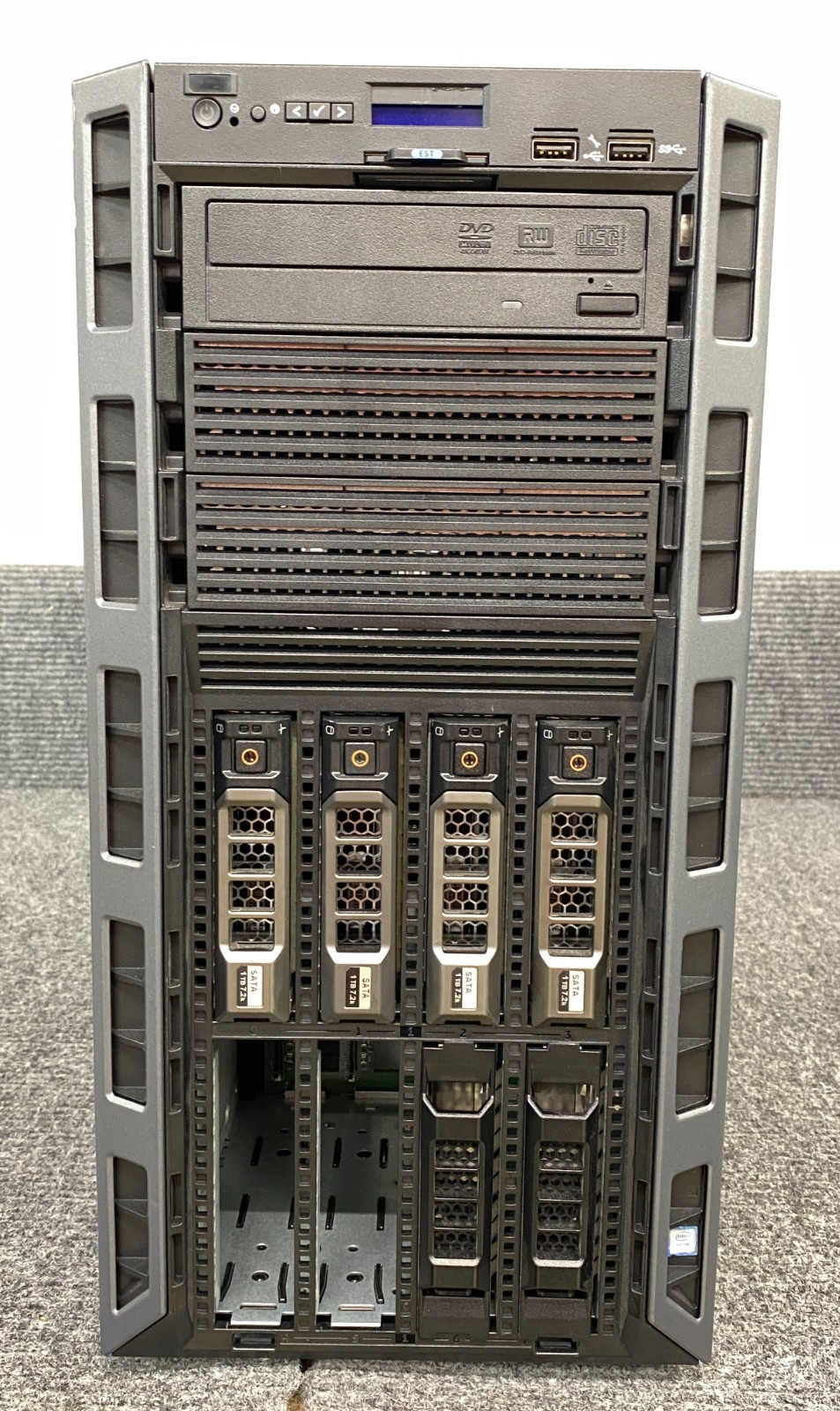 Dell PowerEdge T330 Server w/ Xeon E3-1230, 4TB HDD, PERC H330, 2x PSU +Cord