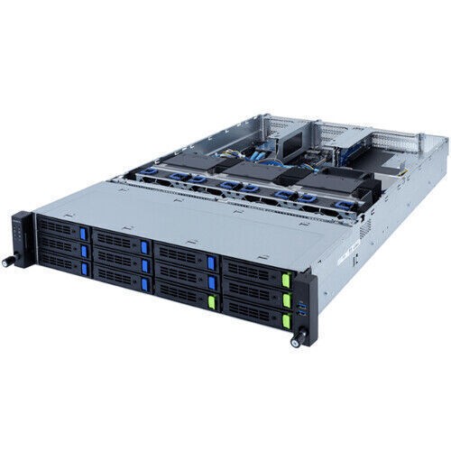 Gigabyte R282-Z96 Server 12X3.5″ 256/512/768GB 2666MHZ RAM 2x AMD EPYC 7713 CPU