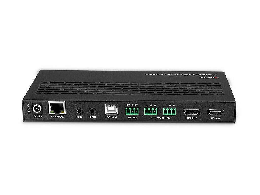 Lindy 38396 3840 x 2160 Pixel AV Transmitter 100m Wired Black HDCP 4K30 HDMI