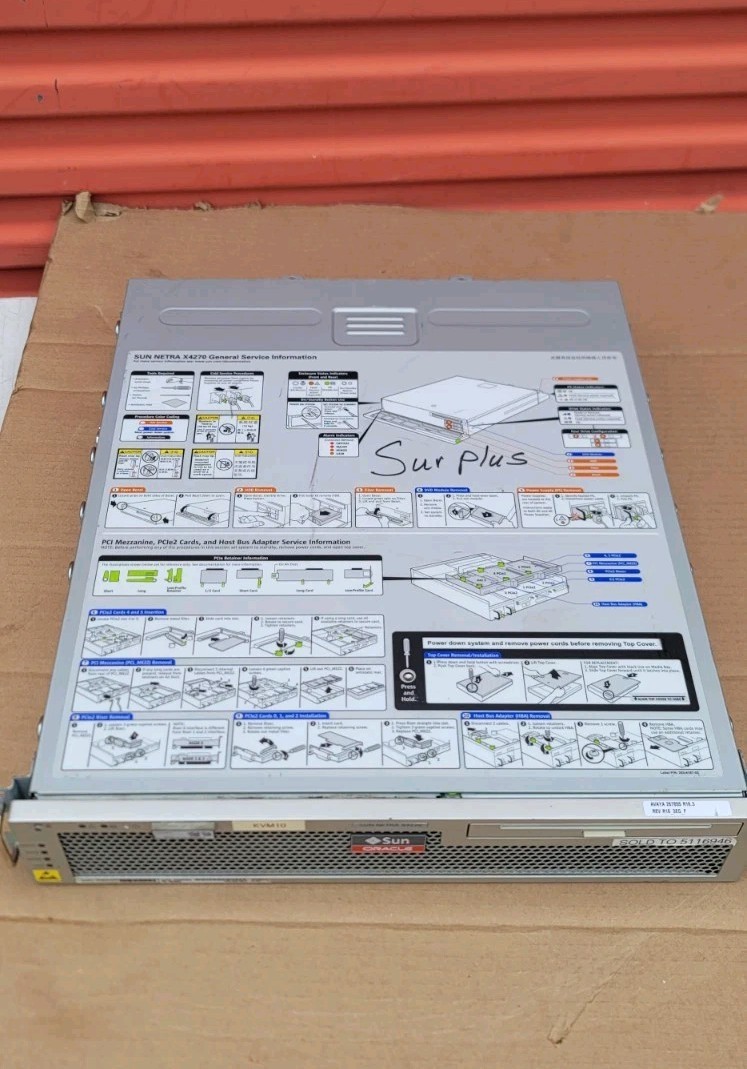 Sun Oracle NETRA X4270 Server