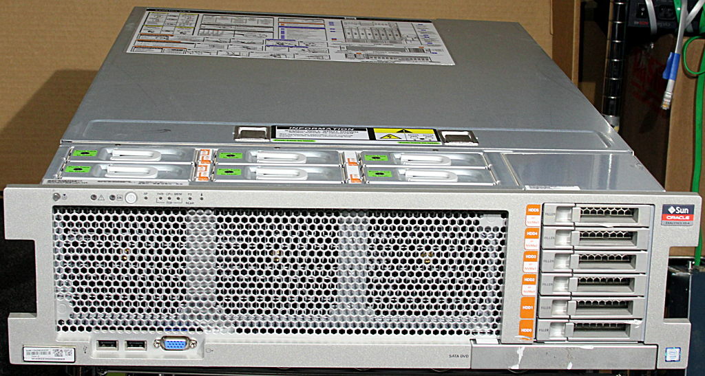 Sun Oracle EXALYTICS X5-4 7303163 4x Xeon E7-8895v3 2TB DRAM Dual Power Supplies