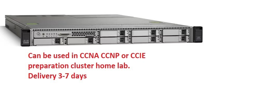 Cisco UCS C220 M3 Server w/ ESXI 6.7, CUCM 12 CCNA, CCNP CCIE Collaboration LAB